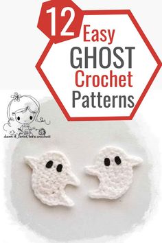 Crochet ghost pattern applique Crochet Ghost Potholder, Crochet Ghost Motif, Ghost Earrings Crochet, Ghost Applique Crochet Pattern, Ghost Applique Crochet, Mini Crochet Ghost Pattern Free, Crochet Ghost Garland Pattern, Ghost Crochet Applique, Mini Ghost Crochet