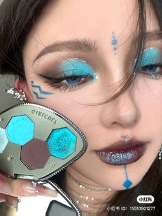 Glamour Witch Aesthetic, Crying Tears, Drag Make-up, Cute Eye Makeup, Ethereal Makeup, Makijaż Smokey Eye, Eye Makeup Designs, Dope Makeup, Edgy Makeup