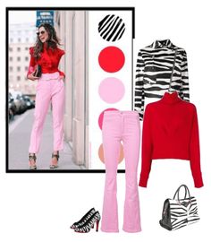 red and Pink? Outfit | ShopLook Pink Red Outfit Aesthetic, Red And Pink Outfits For Women, Red And Pink Business Outfit, Red Top Pink Pants, Red Pink Outfit Color Combos, Pink And Red Outfits For Women, Red Trousers Pink Top Outfit, Red And Pink Outfit, Pink And Red Outfit