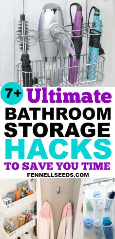 the ultimate bathroom storage hacks to save you time and space in your home or office