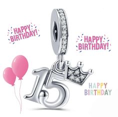 Birthday charms 925 silver 🤍 15th birthday gift  Create your own unique charm bracelet with the array of charms available in my shop  All our charms are compatible with pandora charm bracelet 🌸 As always thanks for viewing  Sent via royal mail Silver Charms For Birthday And Mother's Day, Sterling Silver Charms For Birthday And Valentine's Day, Personalized Silver Jewelry For Sweet 16, Sterling Silver Charm Bracelet For Birthday And Valentine's Day, Personalized Silver Charms For Birthday, Birthday Sterling Silver Charms In Silver, Silver Sterling Silver Charms For Birthday, Silver Jewelry For Sweet 16 And Valentine's Day, Personalized Silver Charm For Birthday Gift