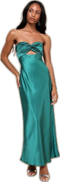 Midi Dress Satin, Midi Slip Dress, Dress Satin, Green Satin, Emerald Green, Emerald, Slip Dress, Midi Dress, Satin