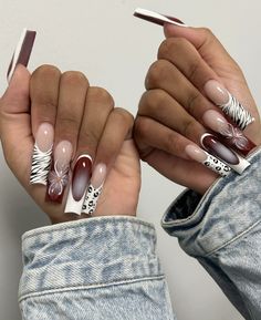 Long Freestyle Nails, Sweater Nail Art, Sqaure Nails, Nails Pictures, Aesthetic Nails, Colored Acrylic Nails