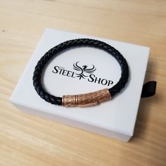 Thank you Jeremy for your recent order! we are shipping this black leather bracelet with rose gold clasp to you asap! Thanks again! 🤗 Gold Bracelet For Men, Leather Rose, Black Leather Bracelet, Clasp Bracelet, Handcrafted Bracelets, Bracelet For Men, Rose Gold Bracelet