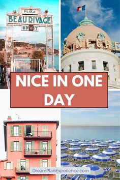 beach with umbrellas, pink building, hotel in nice france Nice France Photo Ideas, Italy Cruise, Nizza France, Vacay Ideas, Summer Abroad, Europe 2024