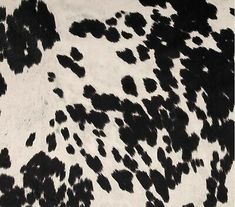 a black and white cow print pillow on a bed