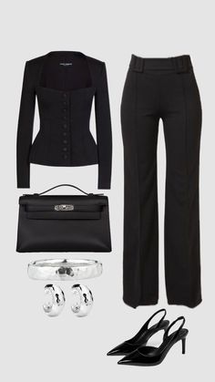 Business Core Aesthetic Outfit, Business Core Aesthetic, Business Core, Professional Outfits Women, Business Casual Outfits For Work, 90s Fashion Outfits, Classy Work Outfits