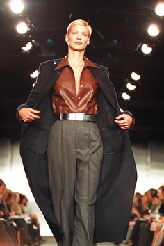 Ralph Lauren Runway, Ralph Lauren Looks, Ralph Lauren 90s, Ralph Lauren Fall, 90s Ralph Lauren, 90s Runway Fashion, Runway Fashion Couture, 75th Birthday, Ralph Lauren Style