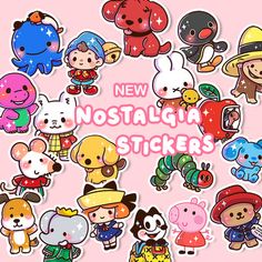 the new nostalgica stickers are available for all kinds of children's toys