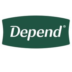 the depend logo is shown on a green oval with white letters and an image of