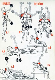 an old book with instructions on how to use dumbbells