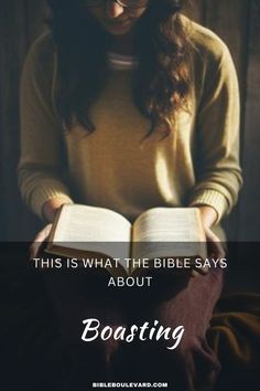 What Does the Bible Say About Boasting? Jesus Teachings, Study Notebook, Church Activities