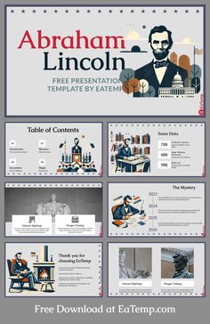 abraham lincoln powerpoint presentation template