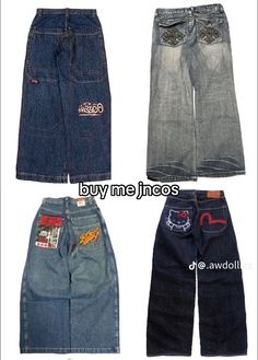 Vintage Jnco Jeans, 2000’s Jeans, Jnco Jeans Aesthetic, Dress And Jeans Outfit Together, Fit Inspo For School Outfits, Named Collective Pants, Jnco Women’s Jeans, Silly Clothes