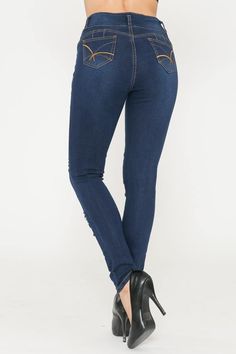 These ultra-skinny jeans are super soft and are very flattering. They have the perfect amount of distressing that's great for any age!! Wear them rolled up and with your favorite sneaker for a more casual vibe. Want to dress them up? Throw on your favorite sweater or dressy top and grab your favorite shoe and your good to go for a night on the town. The model is wearing a size 5 with a 25" waist. COTTON 70%, POLYESTER 26%, SPANDEX 4% Please check your measurements before you purchase. The waist Favorite Sweater, Dressy Tops, Spandex, How To Wear