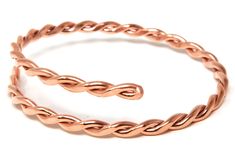 PRICES MAY VARY. Hoosier Workshop: Our Women's twisted copper bracelet is proudly handcrafted in my Indiana workshop, this solid twisted copper bracelet is 3" diameter and has an inner diameter of 2.75" designed to fit most wrists Handcrafted: With over two decades of dedication to quality and craftsmanship, each copper bangle is meticulously hand forged in my Hoosier workshop reflecting a rich tradition that began with a heartfelt gift for my father-in-law in 1997 Our Materials: fire and solid Handmade Copper Bracelet, Glamouröse Outfits, Wire Bangle Bracelets, Twisted Bangle, Twisted Bracelet, Wire Bangles, Bangles Style, Twisted Wire, Adjustable Bangle