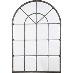 Oengus Mirror 32.00" x 46.50" Mirror Bronze, Window Pane Mirror, Cathedral Windows, Metal Frame Mirror, Arch Mirror, Window Mirror, Accent Mirror, Arched Windows, Light Of Life