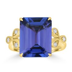 J35970 Tanzanite Rings, Tanzanite Ring, Tanzanite Gemstone, 18k Yellow Gold Ring, Ring Style, Diamond Set, Blue Gemstones, Yellow Gold Ring, Gemstone Name