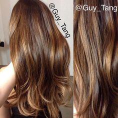 brown, brunette, and girl image Brown Hair With Caramel, Blonde Ombre Balayage, Brown Hair With Caramel Highlights, Blond Ombre, Guy Tang, Caramel Hair, Brunette Balayage Hair, Balayage Hair Blonde