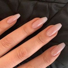 Natural Looking Acrylics, Natural Nails Color, Natural Looking Acrylic Nails, Nail Boutique, Natural Looking Nails, Hard Gel Nails