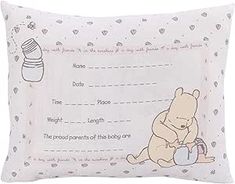 a winnie the pooh baby shower pillow