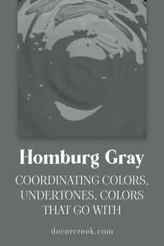 Homburg Gray SW 7622 by Sherwin-Williams | Coordinating Colors, Undertones Sw Homburg Gray Exterior Paint, Bm Duxbury Gray, Pewter Cast Sherwin Williams, Homburg Gray Sherwin Williams, Grey Slate Bathroom, Homburg Gray, Modern Gray Sherwin Williams, Dark Gray Paint Colors, Exterior Gray Paint