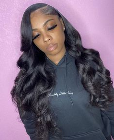 Hairstyles For Leave Out Sew In, 30 Inch Weave Sew Ins Leave Out, Curled Side Part Sew In, Closure Hairstyles Side Part, Sidepart Sewin With Leave Out Straight, Sew In Hairstyles Side Part Body Wave, Frontal Side Part Curls, Quick Weave Hairstyles For Black Women Long Side Part, 4 Part Sew In Weave