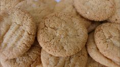 a pile of cookies sitting on top of a white plate