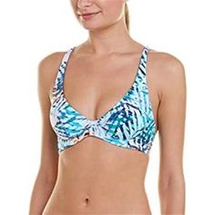 Pilyq Palmas Bikini Swim Top Color: Blue Pink Orange Green Black Size: Small Underwired Halter Straps Hand Wash Only Blue Bra Friendly Tankini, Blue Bra-friendly Tankini, Blue Swimwear With Padded Cups For Pool, Blue Bra-friendly Swimwear For Poolside, Blue Bra-friendly Swimwear For Vacation, Blue Padded Swimwear For Pool, Beachy Underwire Tankini For Pool, Blue Bra-friendly Tankini For Poolside, Blue Swimwear With Padded Cups For Swimming