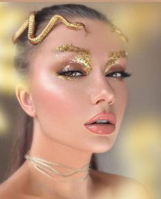 Editorial Make-up, Fantasy Make-up, Halloween Make-up Looks, Medusa Costume, Goddess Makeup, Mekap Mata, Goddess Costume, Halloween Makeup Inspiration