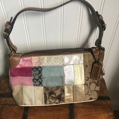 Authentic Coach Purse Asking $200 Obo Elegant Multicolor Coach Bag, Elegant Multicolor Coach Shoulder Bag, Coach Purse, Coach Purses, Blue Cream, Coach Bags, Color Blue, Bag Lady, Purse