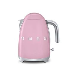 a blue smeg toaster with the word smeg on it