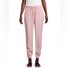 Keep Your Fashion Mode On With These Easy-To-Wear Joggers. Elasticized Drawstring Waist Pull-On Style Dusty Rose Color Side Slip Pockets Back Welt Pocket Elasticized Cuffs Tencel Machine Wash Imported Questions? Leave A Comment Below! Loungewear Pants, Pink Joggers, Jogger Pants Casual, Pink Trousers, Beach Lunch, Dusty Rose Color, Casual Joggers, Denim Joggers, Drawstring Jogger