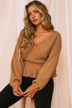 Dark Sweater, California Sweater, Peplum Sweater, Camel Sweaters, Classic Sweater, Light Knit, Spring Sweater, Fair Isle Sweater, Chic Boutique