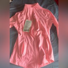 Size 4, Grand New,With Tags, Never Worn Fitted Moisture-wicking Outerwear For Spring, Fitted Casual Outerwear For Light Sports, Lululemon Pink Define Jacket, Pink Define Jacket, Lululemon Pink, Define Jacket, Pretty Stuff, Suit Jackets, Blazer Suit