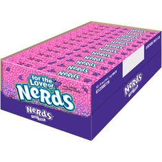 nerds for life pink candy bar, 24 ctr box pack - walmart com