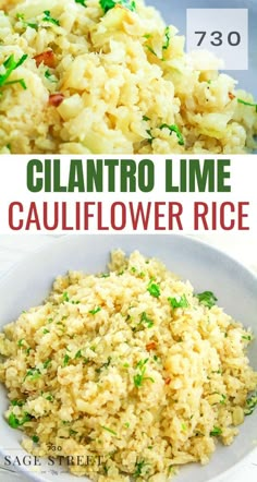 this is an easy and delicious recipe for cauliflower rice