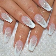 Elegant Nail, Super Nails, Winter Nail Art, Bridal Nails