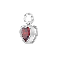 Looking for a unique birthday gift to give to the special young girl in your life born in January? A pretty heart shaped charm that can easily be added to her favorite bracelet. Featuring a unique way of displaying her birth month that she will be able to treasure forever. This beautifully designed charm features a small simulated garnet birthstone created from a bright red cubic zirconia stone. This stunning charm glistens with every glimmer of light adding a fun and vibrant touch to her favori Born In January, Garnet Birthstone, Girls F, Pretty Heart, Unique Birthday Gift, Hearts Girl, Unique Birthday, Unique Birthday Gifts, Birth Month