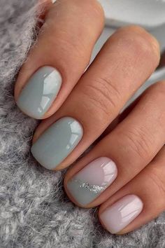 50+ Perfect Short Winter Nails Designs to Elevate Your Holiday Look & Winter Nail Trends Makijaż Smokey Eye, Cute Gel Nails, Neutral Nails, Dipped Nails, Elegant Nails, Fancy Nails, Chic Nails, Short Acrylic Nails, Mani Pedi