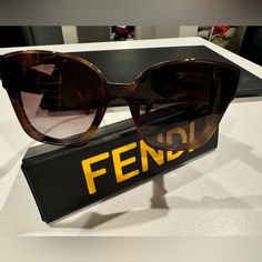 Brand New Fendi Sunglasses, No Scratches On Lens. Comes With Hard Case. Too Late To Exchange Or Return Fendi Accessories, Fendi Sunglasses, Too Late, Hard Case, Sunglasses Accessories, Fendi, Women Accessories, Sunglasses, Brand New