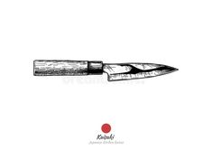 a knife drawn in ink on a white background royalty images and clippings stock illustration