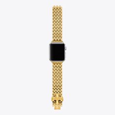 Shop Tory Burch women's designer Watches including the Eleanor Band for Apple Watch®, Gold-Tone Stainless Steel. Get free shipping & returns on designer shoes, handbags, clothing & more at ToryBurch.com. Luxury Jewelry With Bracelet Strap For Everyday Use, Gold Bracelet Strap Watch Band For Everyday Use, Luxury Rectangular Watch Bands For Everyday Use, Luxury Yellow Gold Apple Watch Band, Womens Designer Watches, Kira Chevron, Designer Watches, Smart Watches, Apple Watch Series 1