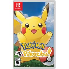 the nintendo game pokemon let's go pikachu