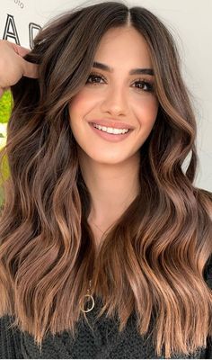 Spring Hair Color Ideas, Dark Brown Hair Balayage, Hair Color Caramel, Spring Hair Color, Spring Hair