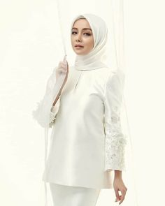 Mini Kurung Modern, Nikah Attire, Rizman Ruzaini, Raya 2022, Mira Filzah, Eid Fashion