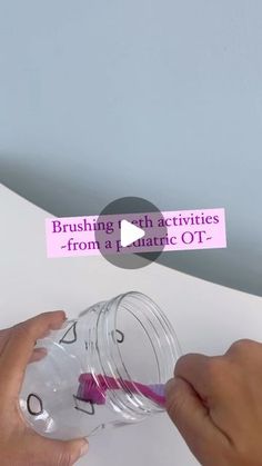 Brushing Teeth Occupational Therapy, Visual Activities Occupational Therapy, Home Health Pediatric Occupational Therapy, Tooth Brushing Activities For Kids, Brushing Teeth Activities For Kids, Brush Your Teeth Activities For Kids, Teeth Brushing Activities, Occupational Therapy Activities For Kids