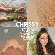 a collage of photos with the caption'crisssy'written below