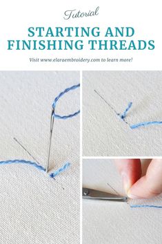 the instructions for starting and finishing threads