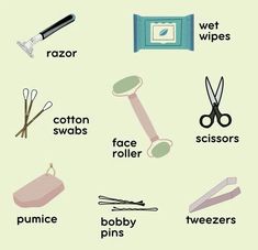 an image of different types of sewing tools